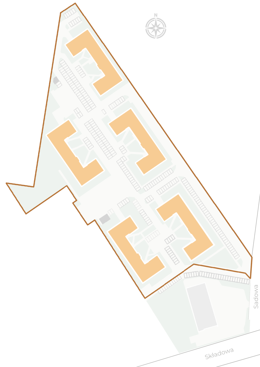 Mapa Osiedla Nowa Sadowa